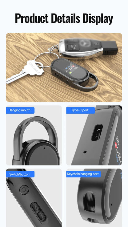 AI Voice Recorder Dictaphone with Real-Time Transcription and Translation Audio Recording Noise Reduction for Lectures Meeti