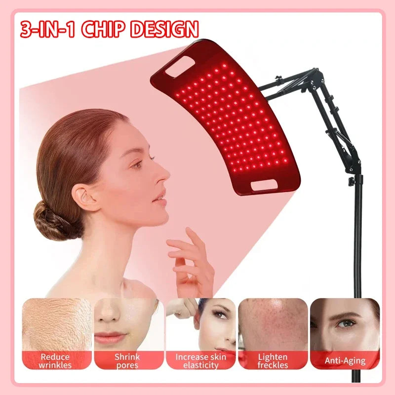 Red Light Lamp for Body Infrared Light Panel with Stand 660nm Red Light &850nm Near Infrared Light Device