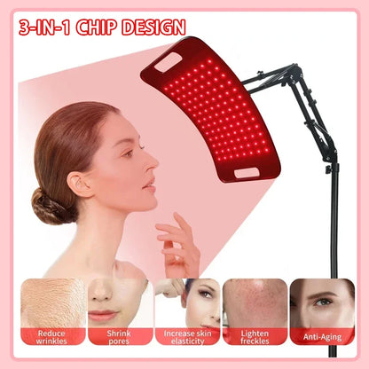 Red Light Lamp for Body Infrared Light Panel with Stand 660nm Red Light &850nm Near Infrared Light Device