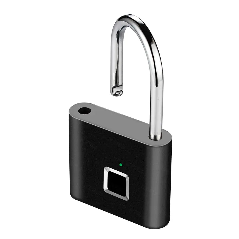 KERUI Keyless USB Charging Fingerprint Lock Smart Padlock Waterproof Door Lock 0.2sec Unlock Portable Anti-theft Padlock Zinc
