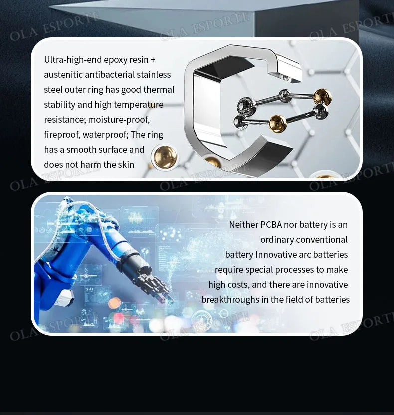 2025 Smart Ring with Charging Case for Men Women, Battery Life, 10 Days, Health Monitor, 5ATM Waterproof, Multiple Sports Mode